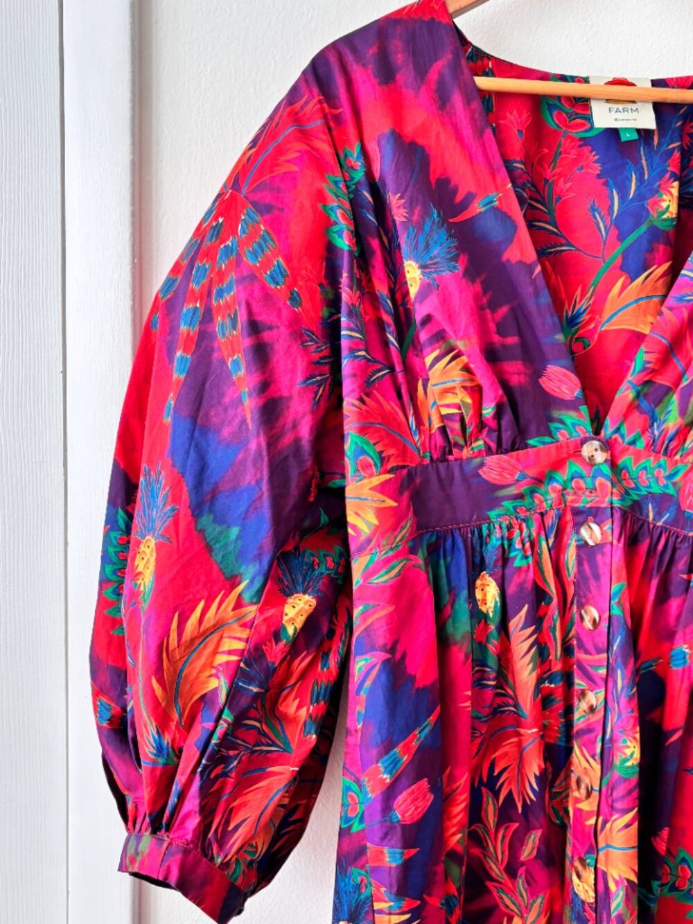 FARM Rio Tie Dye Forest Maxi Dress - Picture 6 of 9
